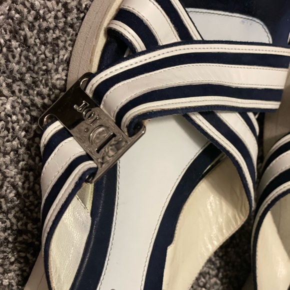 Vintage Dior Slides/Sandals size 39 with dust bag/retailed $495! - Picture 11 of 12